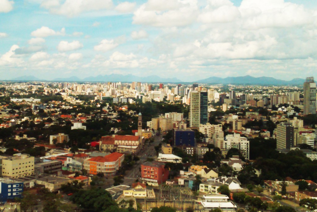 Vista da Cidade do Mirante de Curitiba